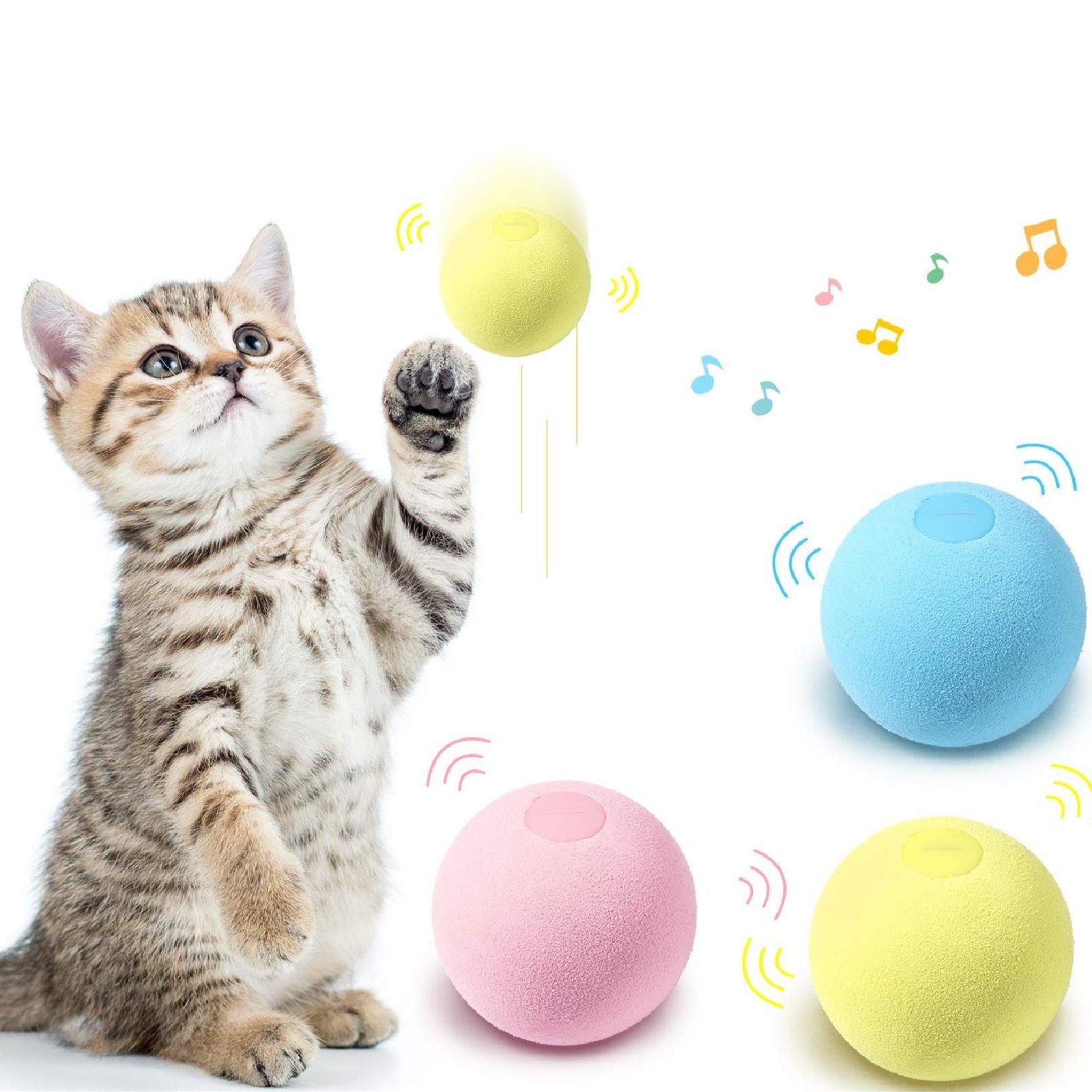 SmartBall™ - Balle intelligente d'apprentissage pour chat - Compagnon chic